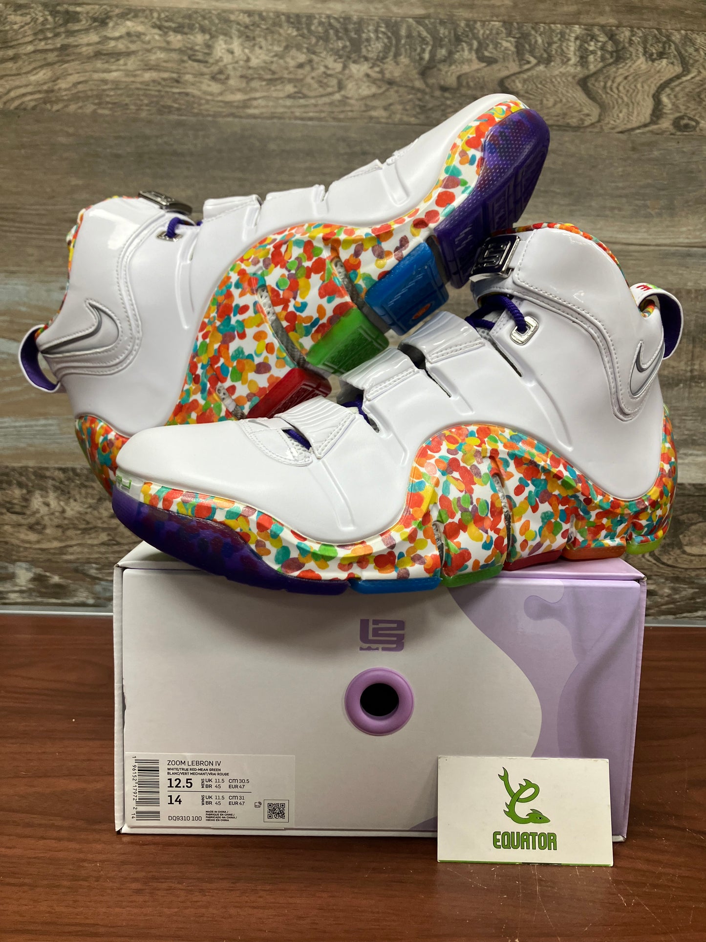 Nike Lebron 4 Fruitty Pebbles Size 12.5