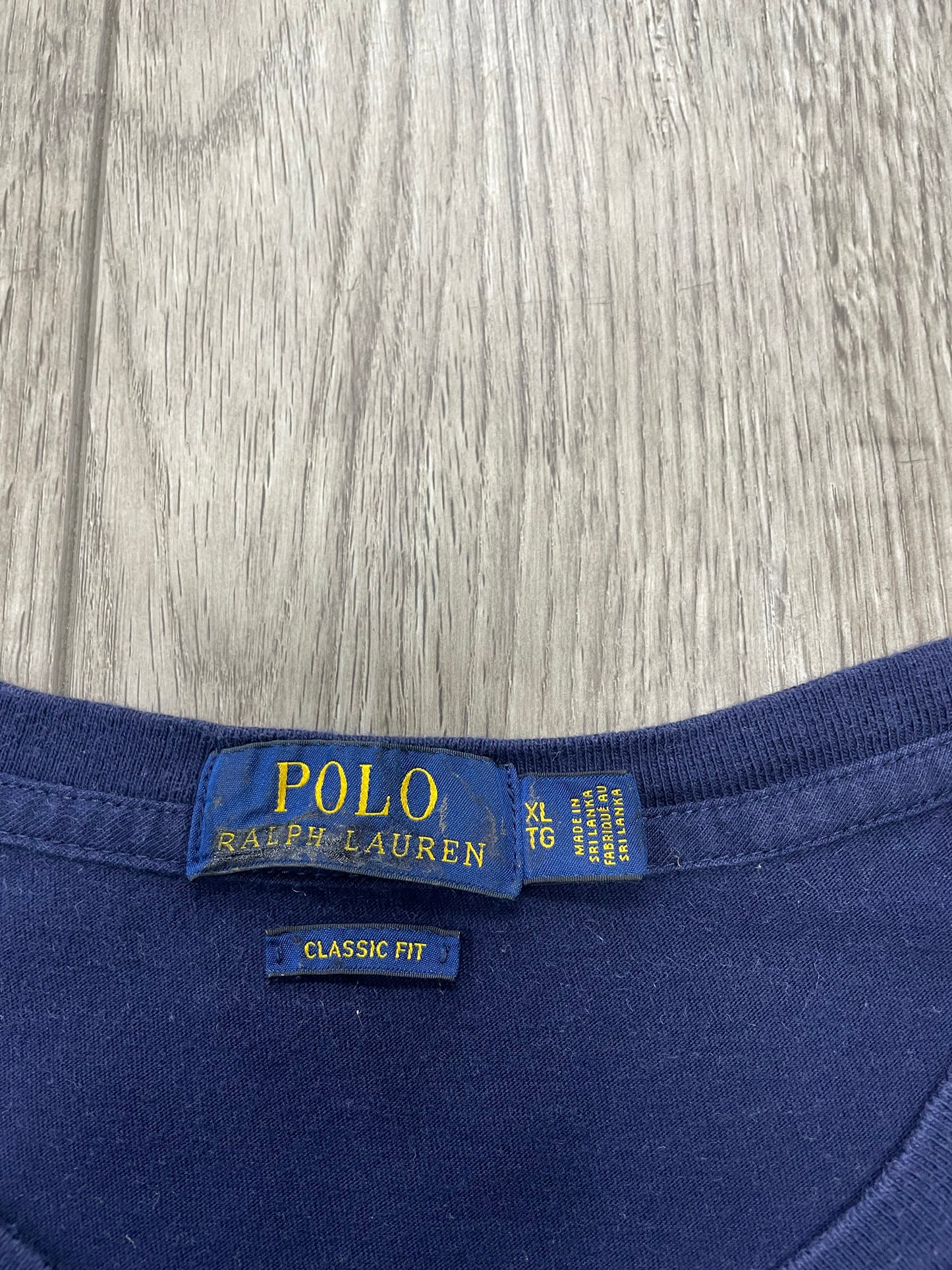 XL-Polo Ralph Lauren Multicolor Striped Pocket Tee