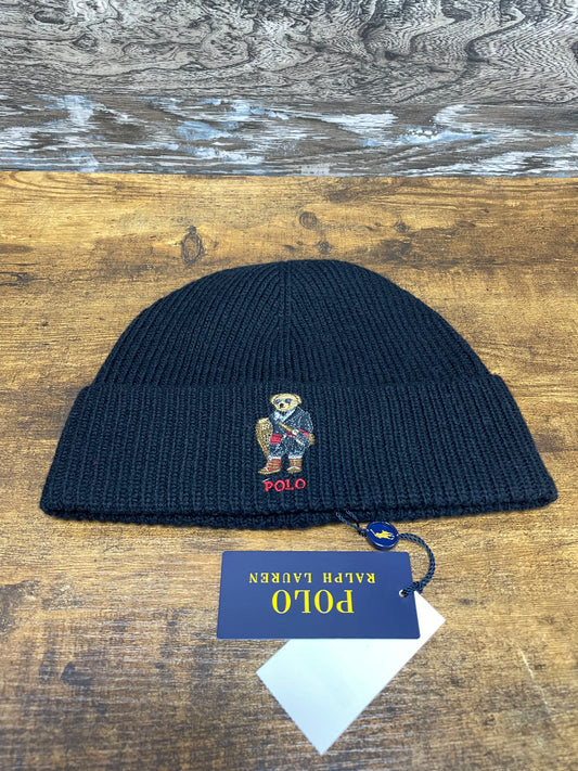 Polo Solid Flag Bear Beanie OS