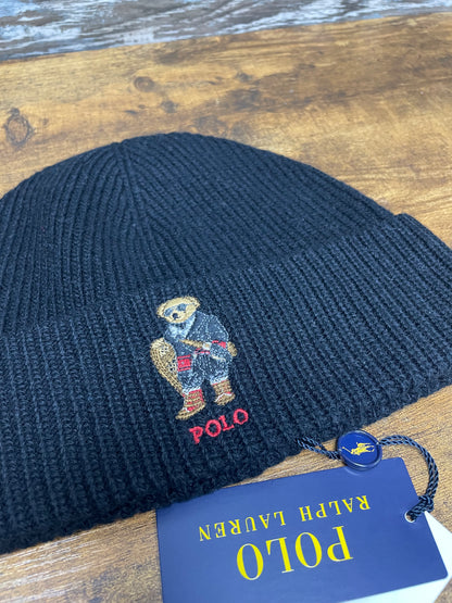 Polo Solid Flag Bear Beanie OS