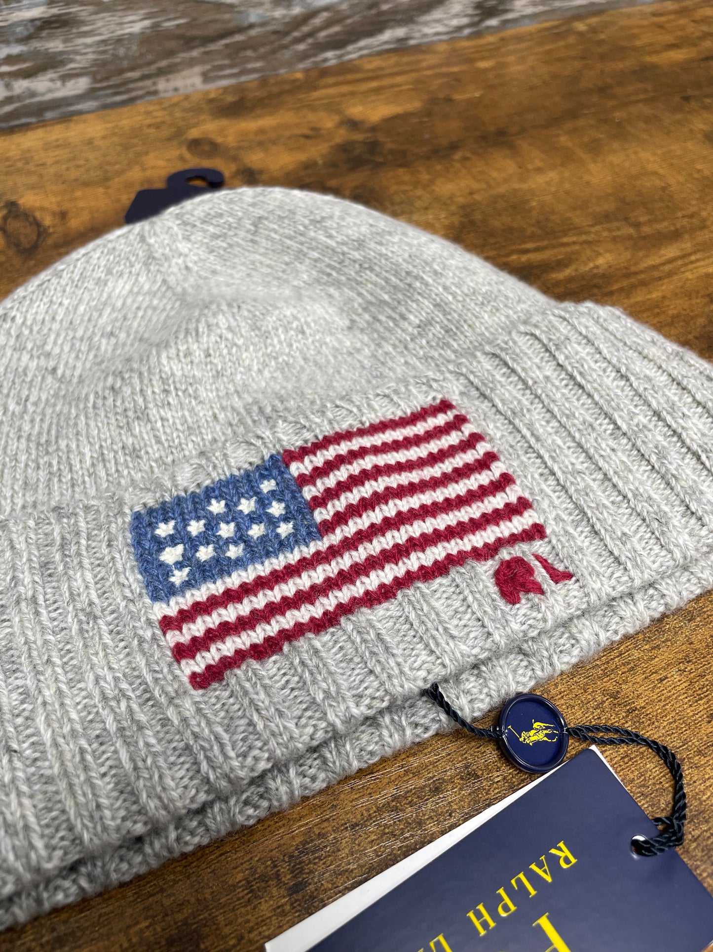 Polo RL Flag Beanie one Size