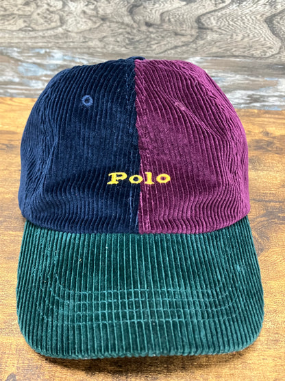 OS-Polo Corduroy Colorblock Hat