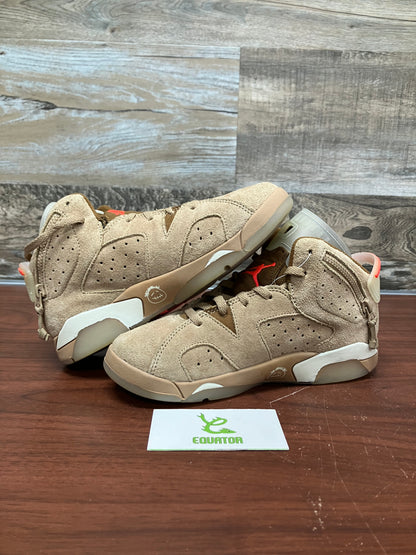 Jordan 6 Retro Travis Scott British Khaki PS Size 3Y