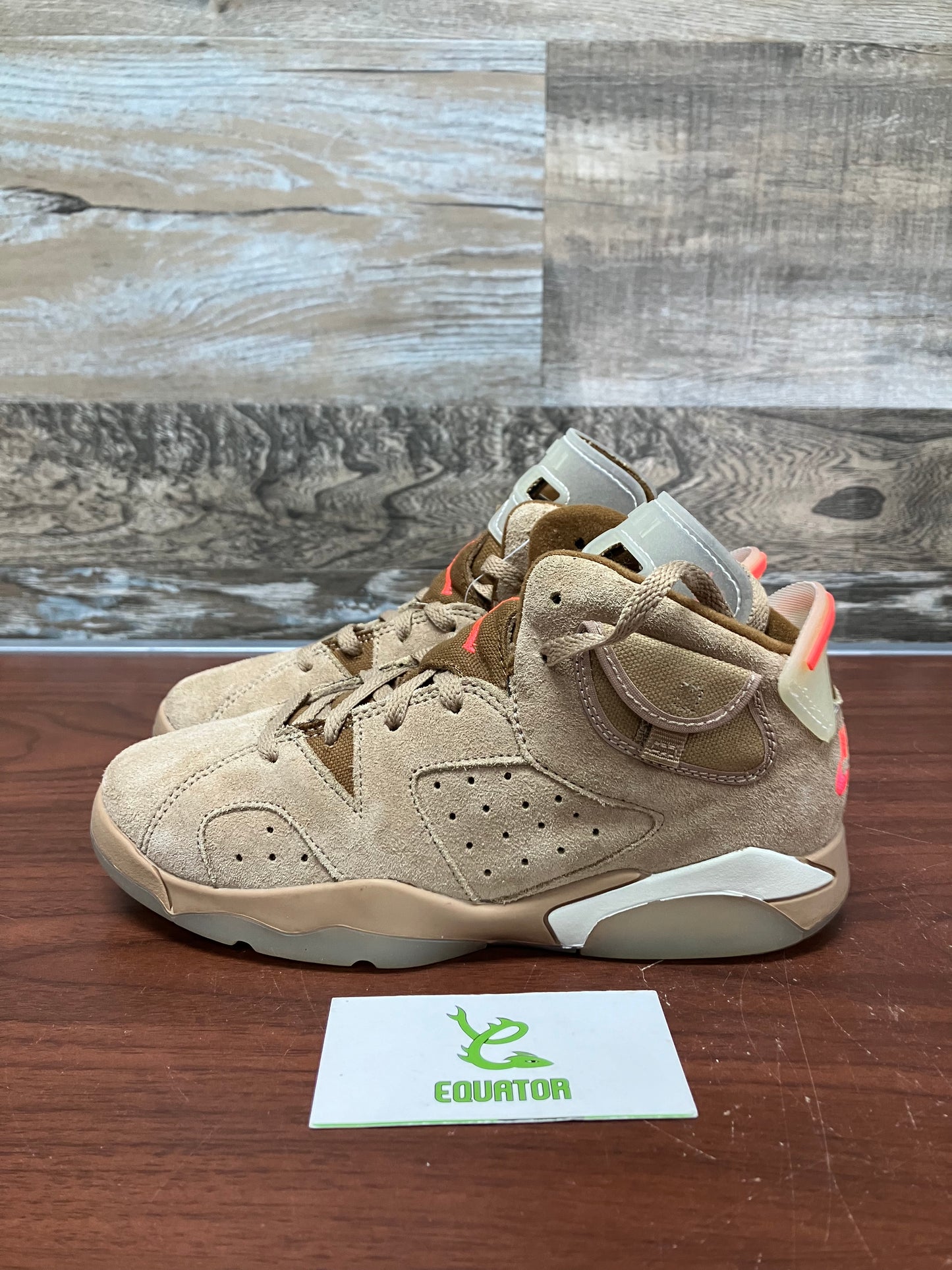 Jordan 6 Retro Travis Scott British Khaki PS Size 3Y