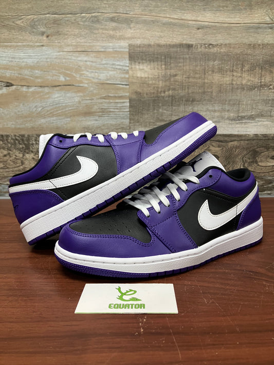 Jordan 1 Low Court Purple Low Size 9.5