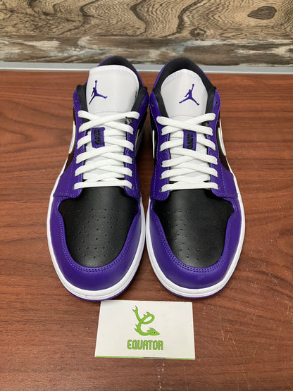 Jordan 1 Low Court Purple Low Size 9.5