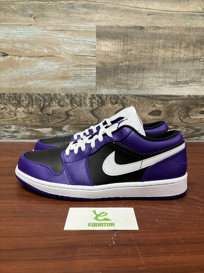 Jordan 1 Low Court Purple Low Size 9.5