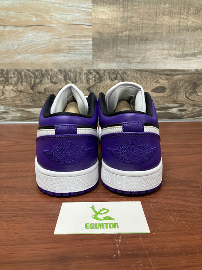 Jordan 1 Low Court Purple Low Size 9.5