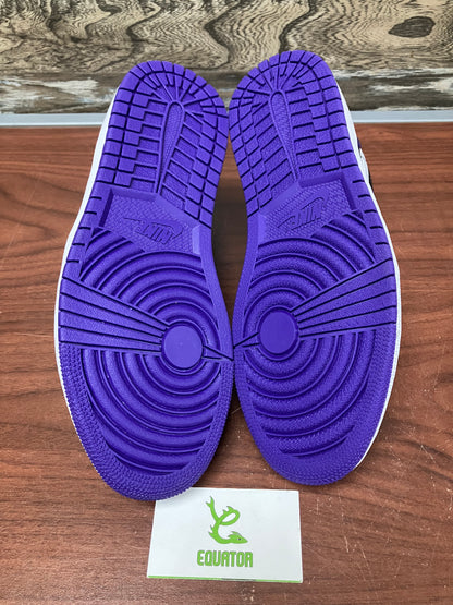 Jordan 1 Low Court Purple Low Size 9.5