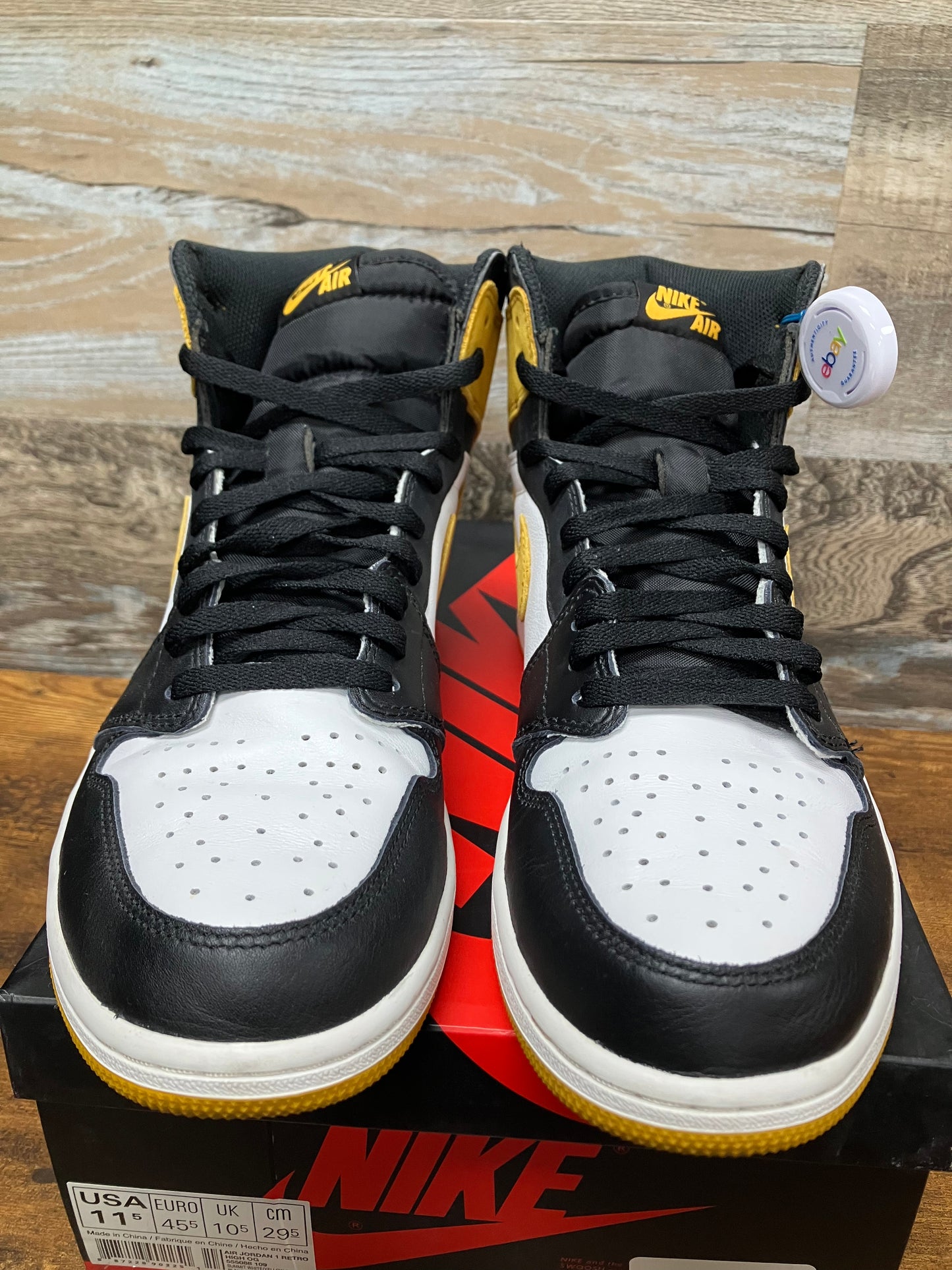 11.5-Air Jordan 1 high Yellow Ochre