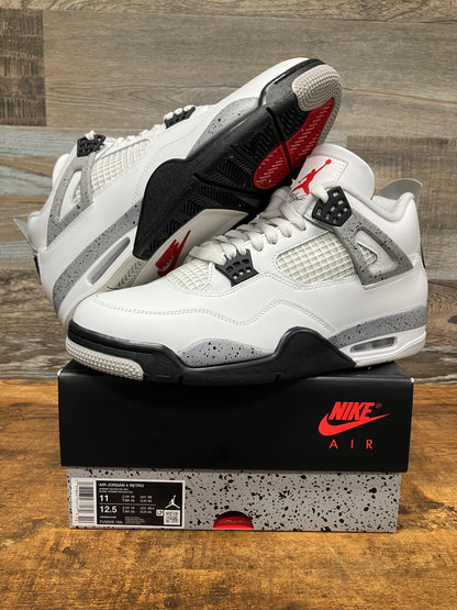 Jordan 4 White Cement 2025 Size 11