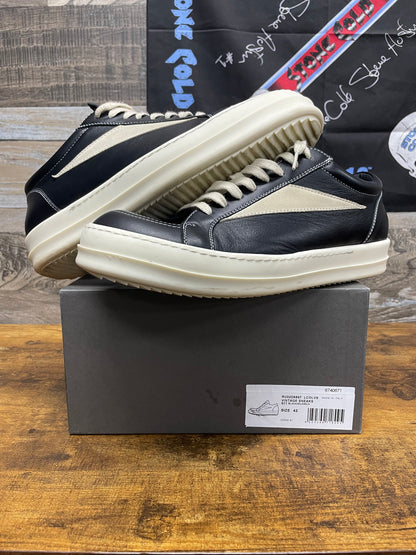 42-Rick Owens Black Vintage Sneakers