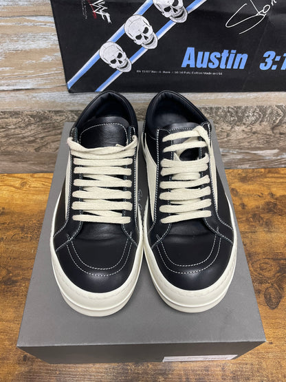 42-Rick Owens Black Vintage Sneakers