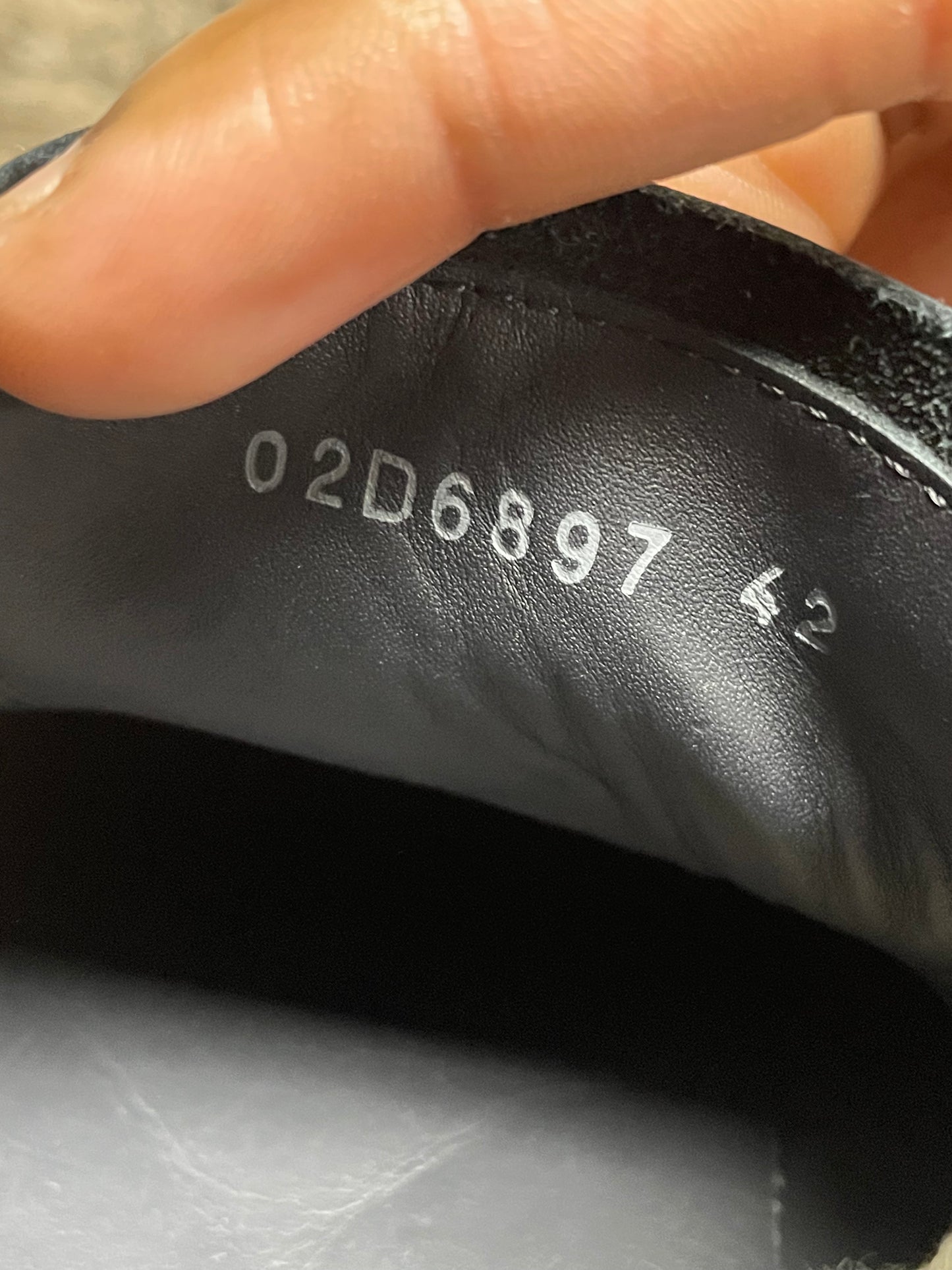 42-Rick Owens Black Vintage Sneakers