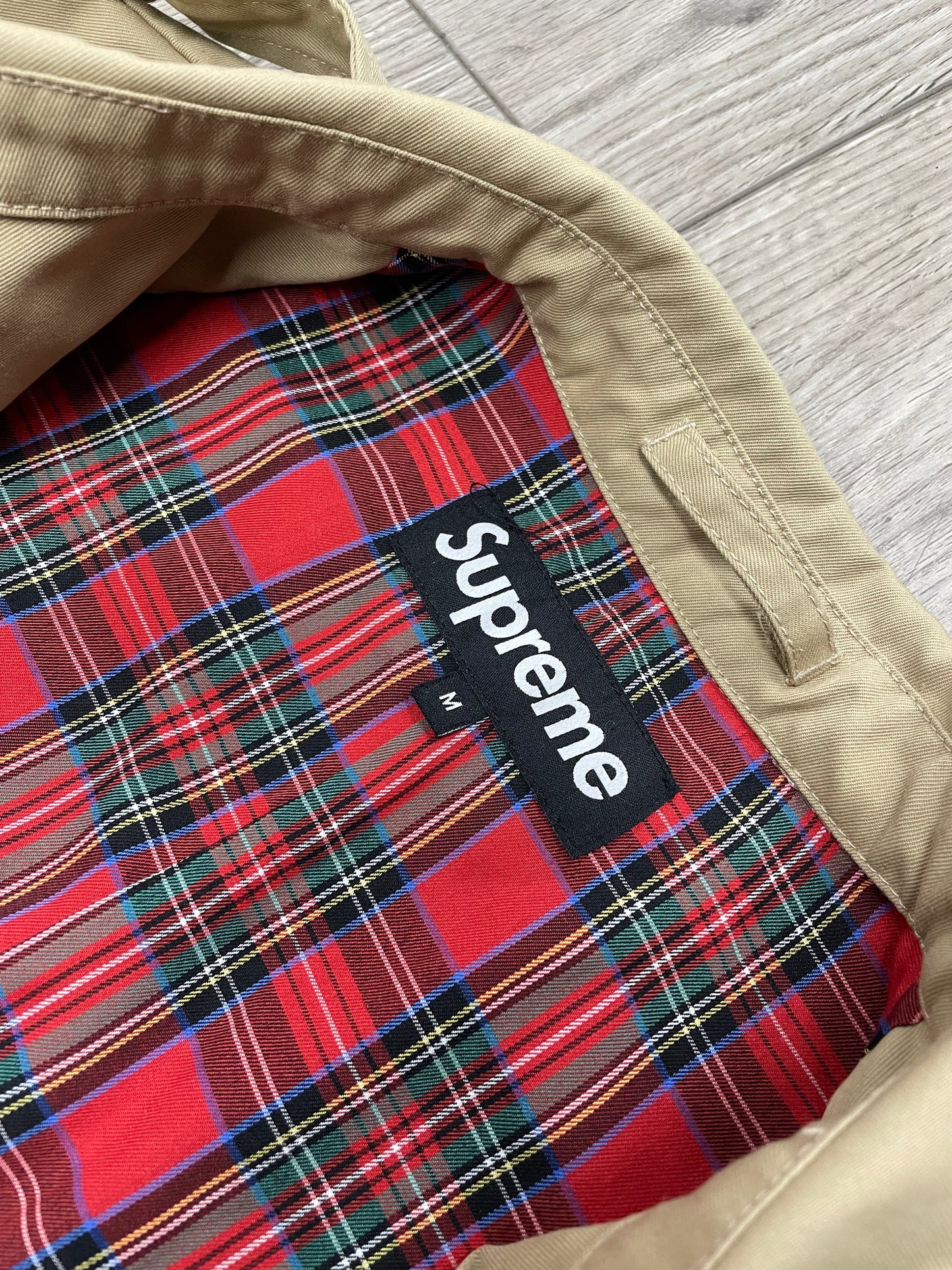 M - Supreme Beige D-Ring Trench Coat