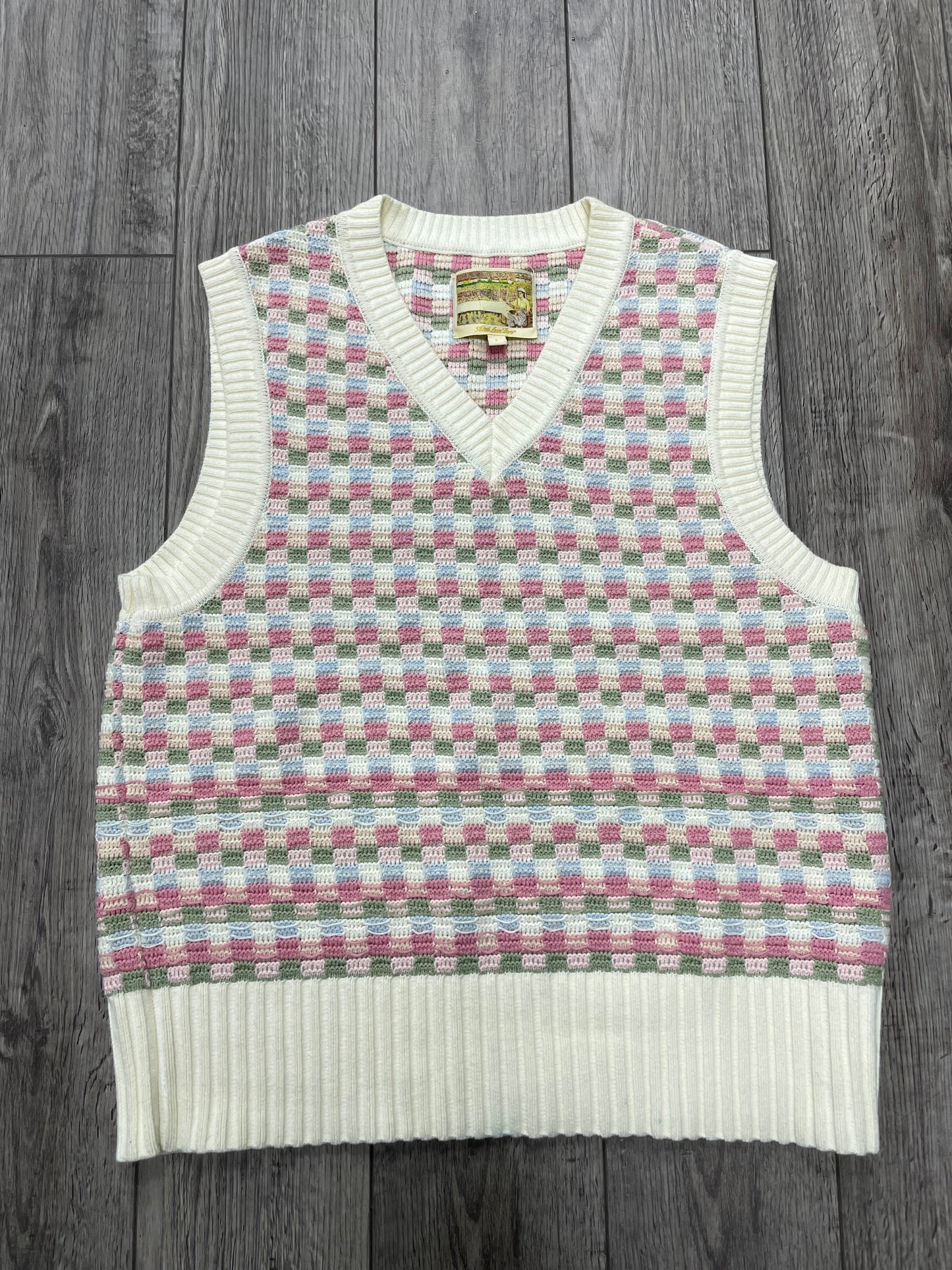 L - Aimé Leon Dore Crochet Vest Multicolor