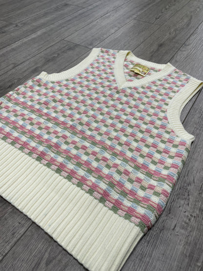 L - Aimé Leon Dore Crochet Vest Multicolor