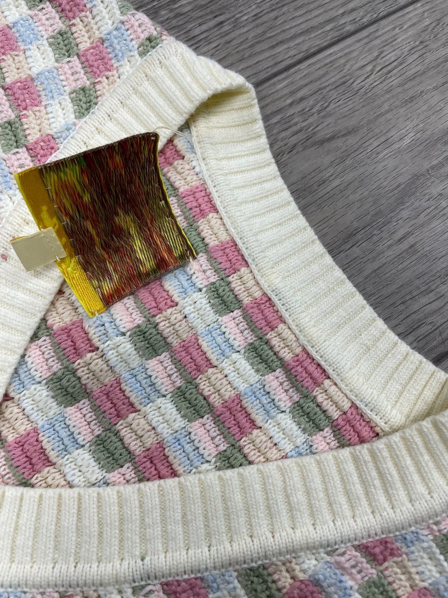 L - Aimé Leon Dore Crochet Vest Multicolor