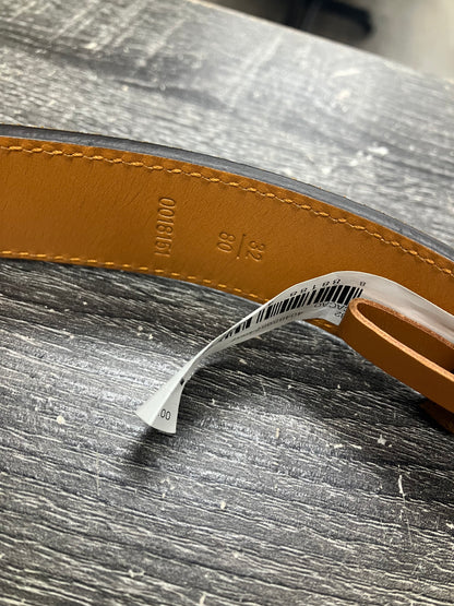 32-Ralph Lauren Purple Label Suede “RL” Belt