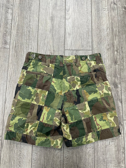 30 - Double RL (RRL) Green Patchwork-Camouflage Shorts