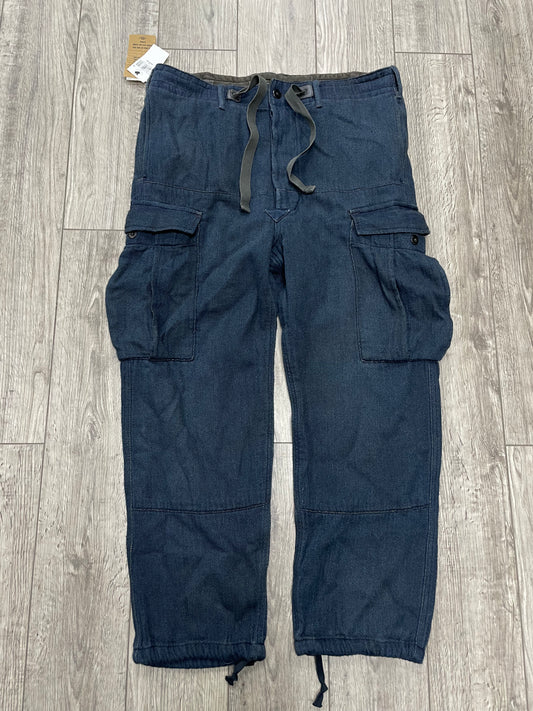 34 - Double RL (RRL) Indigo Double-Faced Twill Cargo Pants