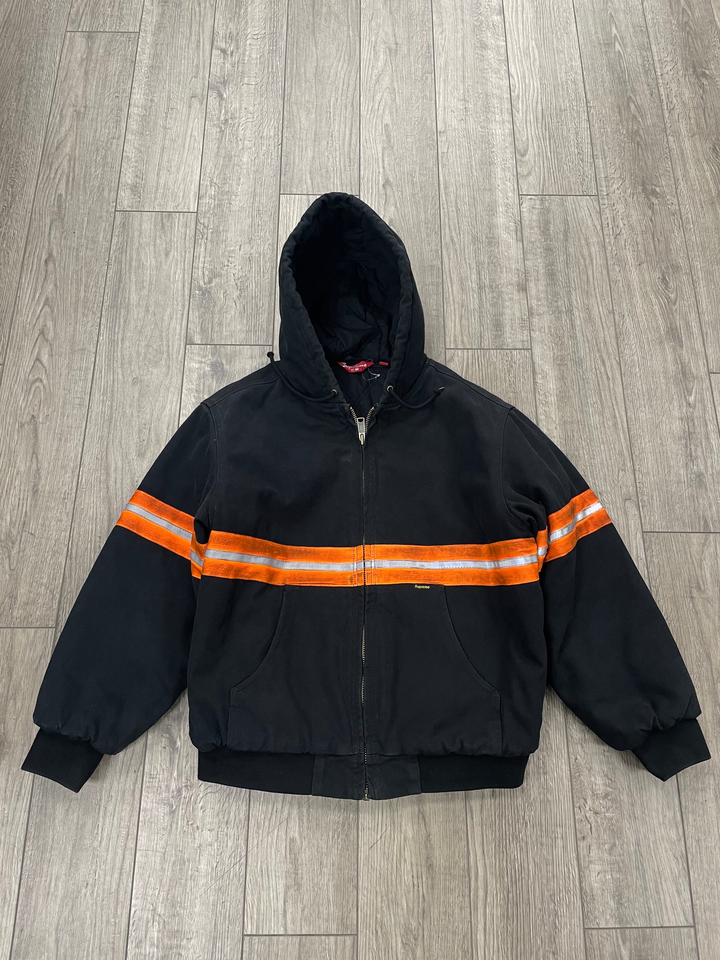 M-Supreme Reflective Stripe Hooded Work Jacket