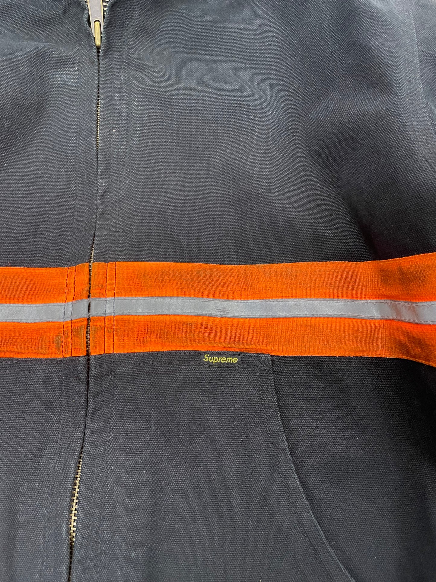 M-Supreme Reflective Stripe Hooded Work Jacket