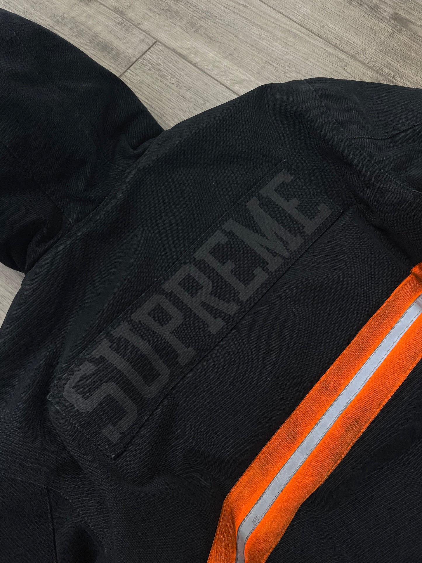 M-Supreme Reflective Stripe Hooded Work Jacket