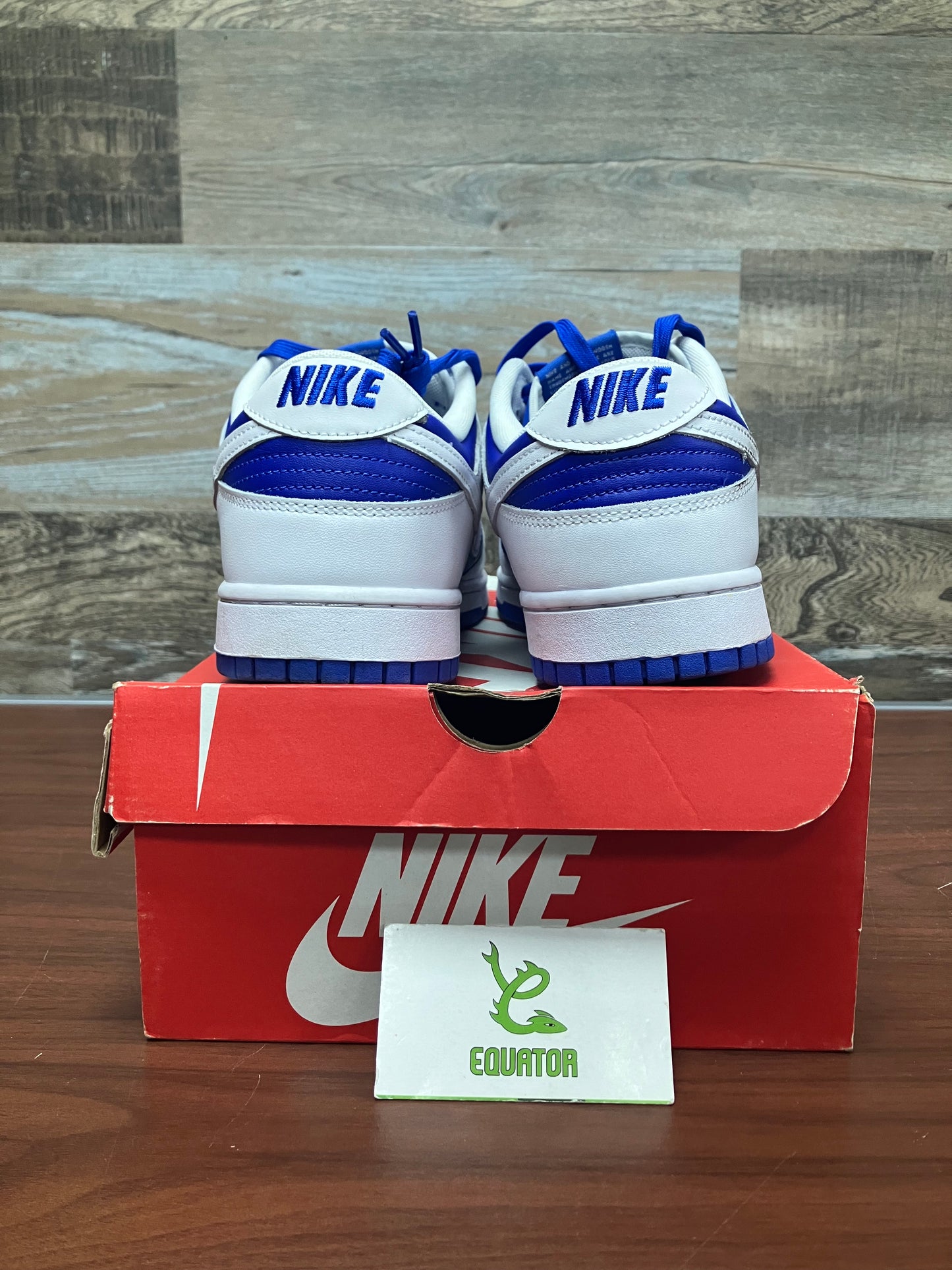 Nike Dunk Low Racer Blue White Size 12