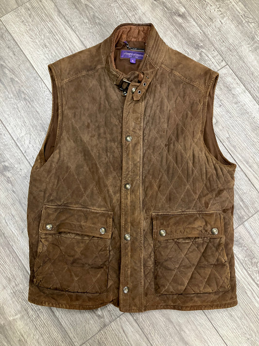 XL-Ralph Lauren Purple Label Suede Vest