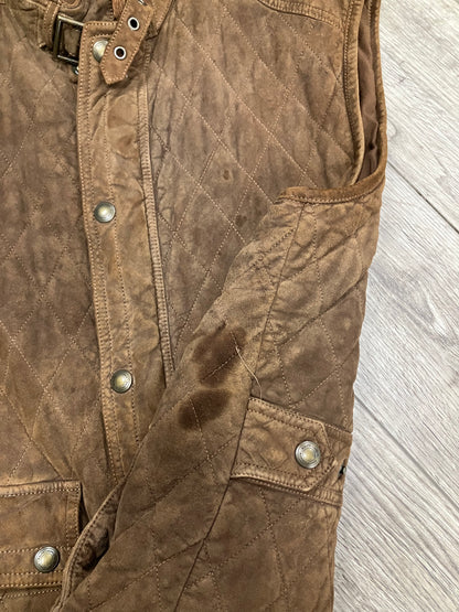XL-Ralph Lauren Purple Label Suede Vest