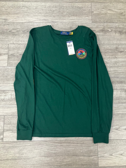 Polo Sportsman Terrain Green Longsleeve Tee Size M