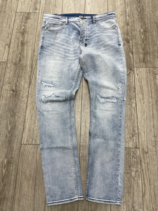 36-Ksubi Light Wash Tapered Jeans