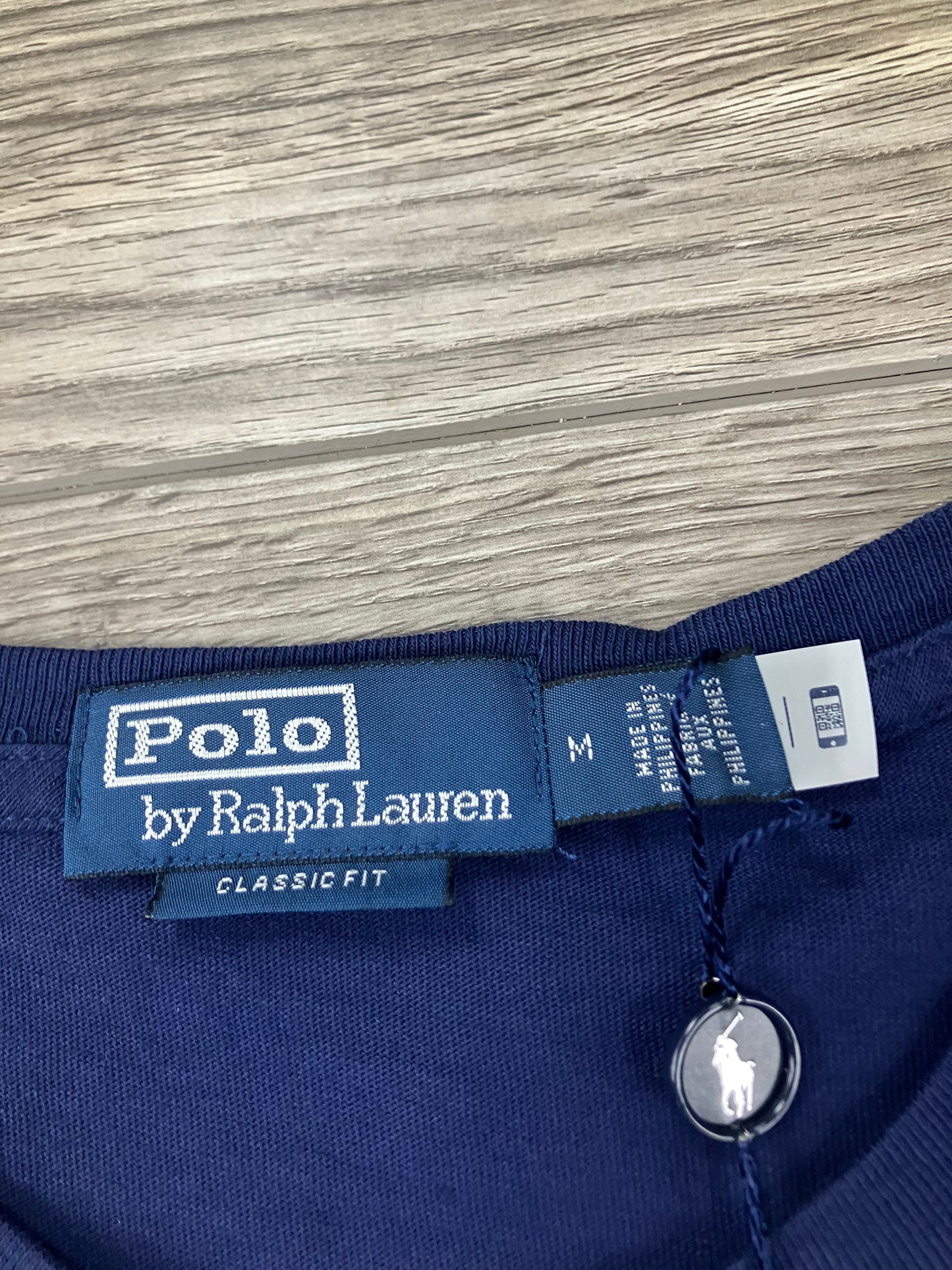 Polo Ralph Lauren Paisley Navy Tee Size M