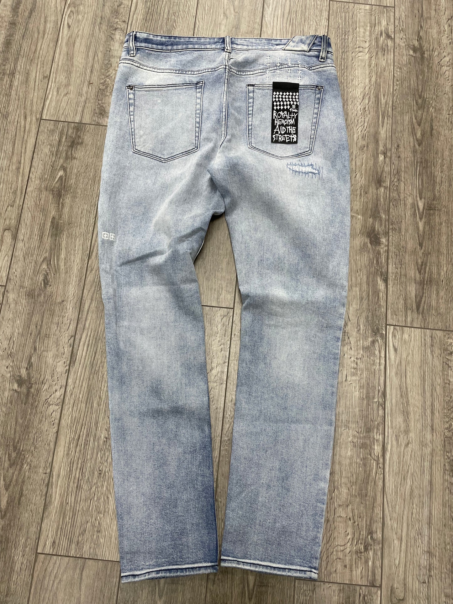 36-Ksubi Light Wash Tapered Jeans