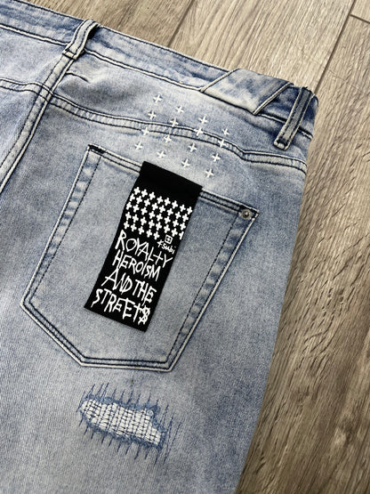 36-Ksubi Light Wash Tapered Jeans