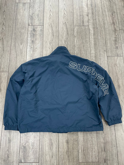 XL-Supreme Embroidered Spellout Track Jacket