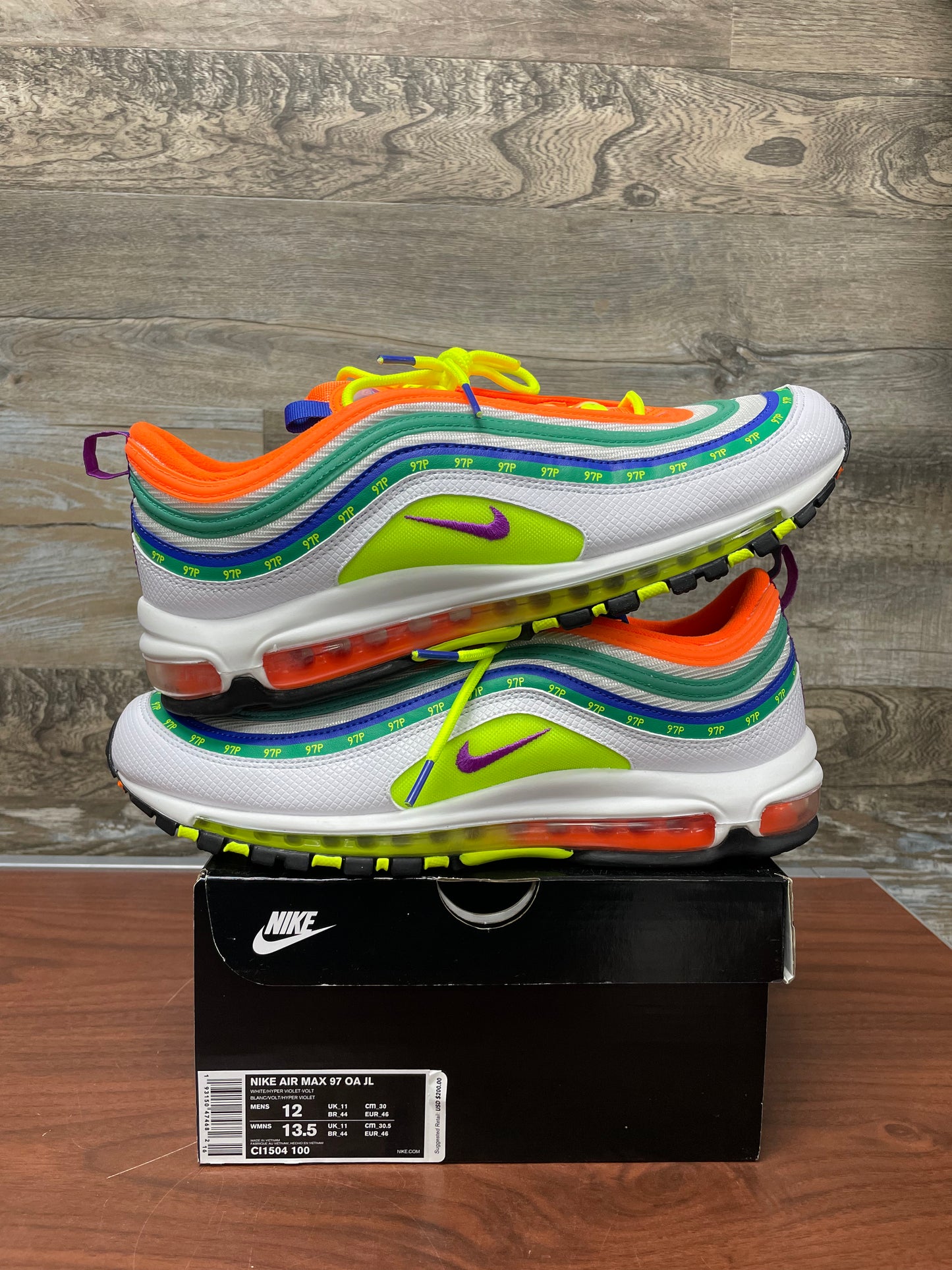 Nike Air Max 97 London Summer of Love Size 12