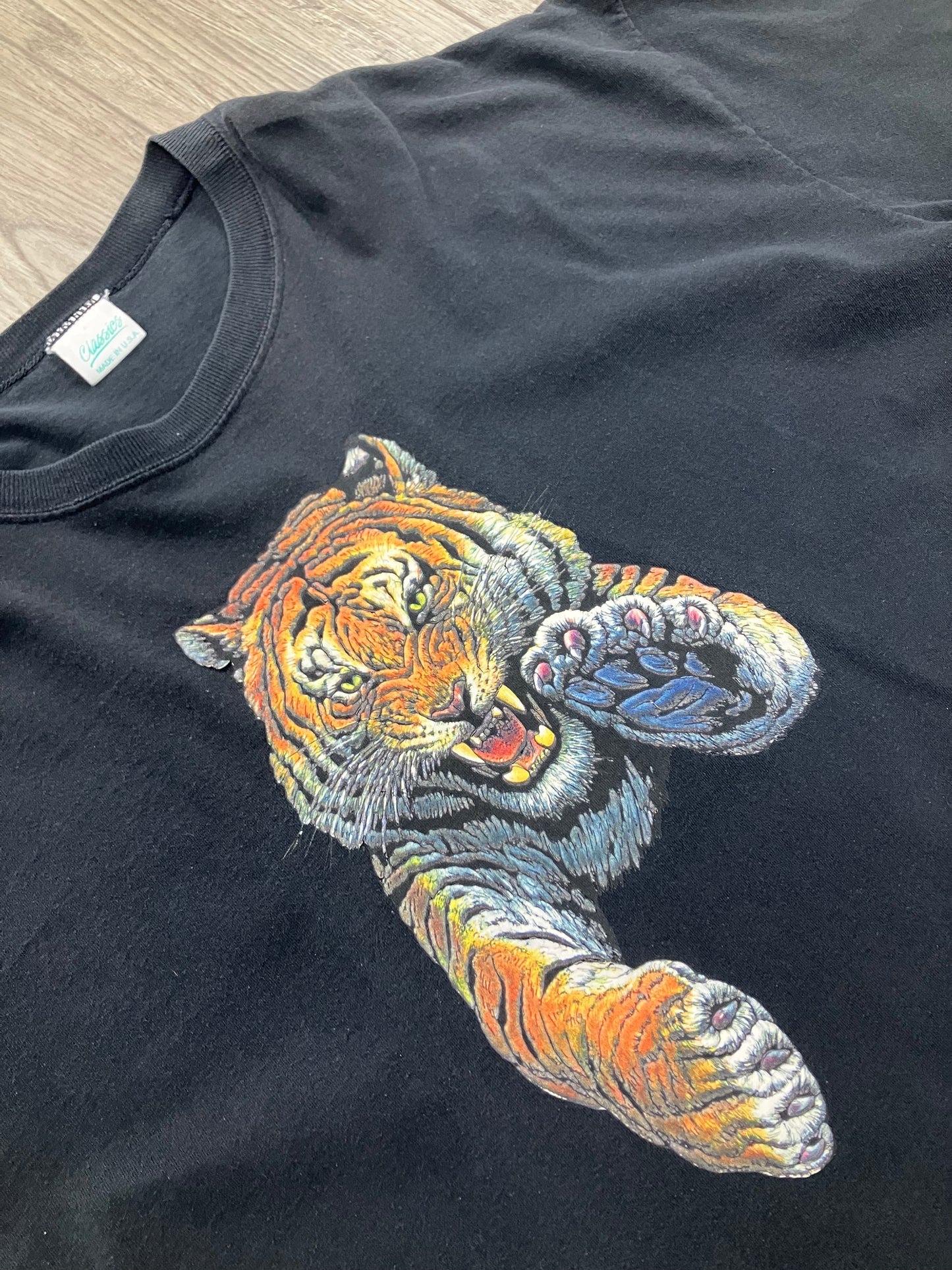 3XL-USA Made Vintage Tiger Tee