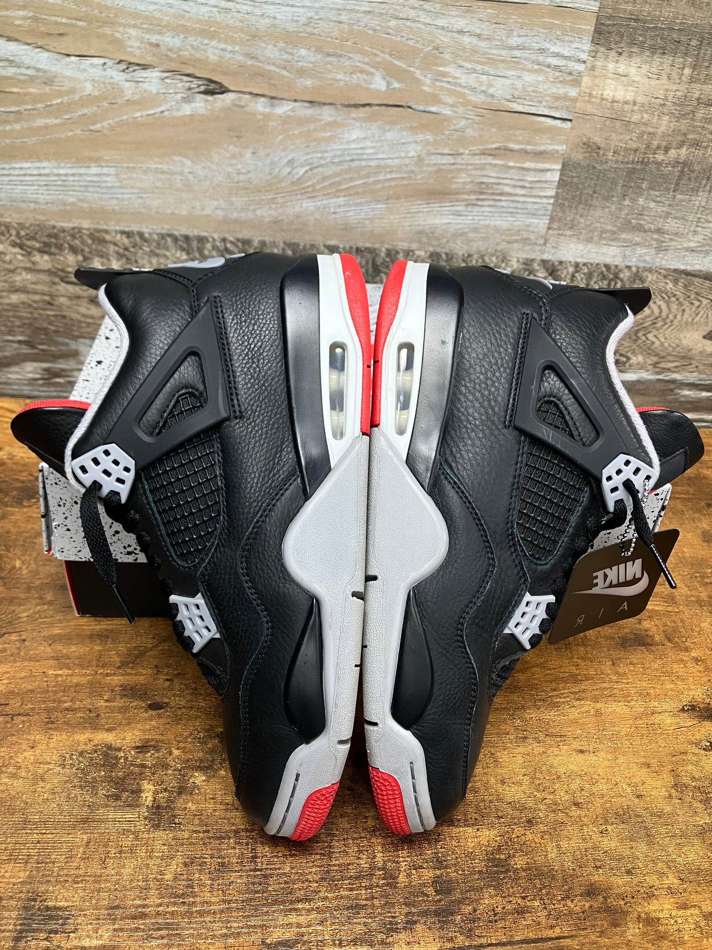 9.5-Air Jordan 4 Bred Reimagined