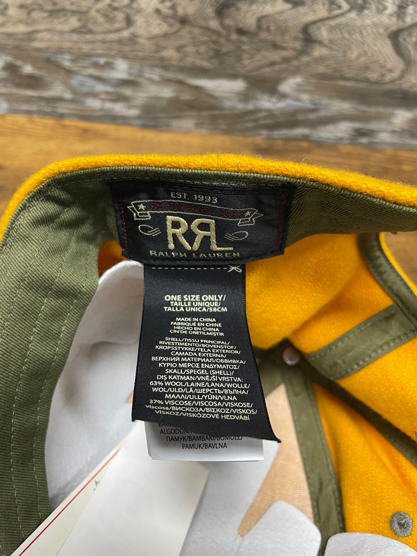 OS-RRL Union Of Brotherhood Eagle Wool Blend Cap