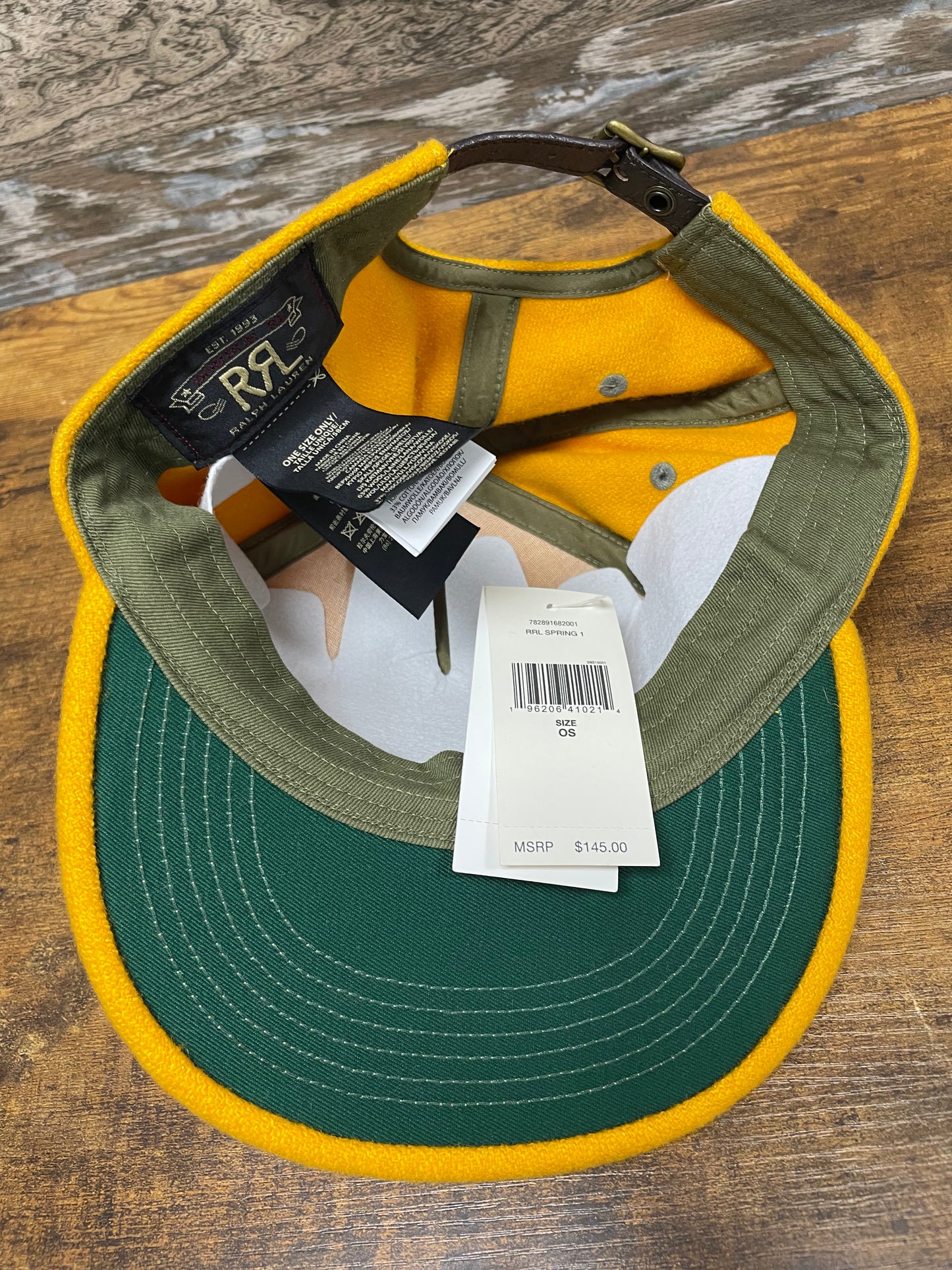 OS-RRL Union Of Brotherhood Eagle Wool Blend Cap