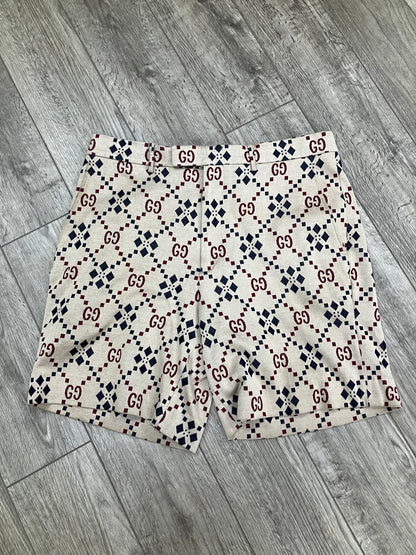 52/36-Gucci diamond Monogram Cotton Shorts