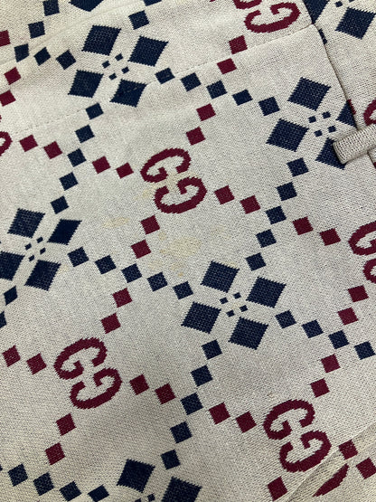 52/36-Gucci diamond Monogram Cotton Shorts