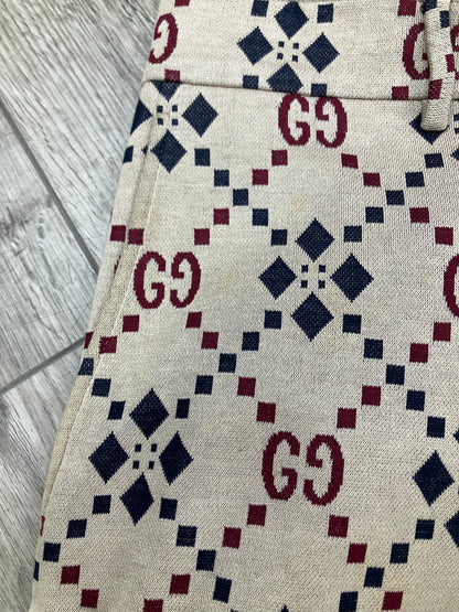 52/36-Gucci diamond Monogram Cotton Shorts