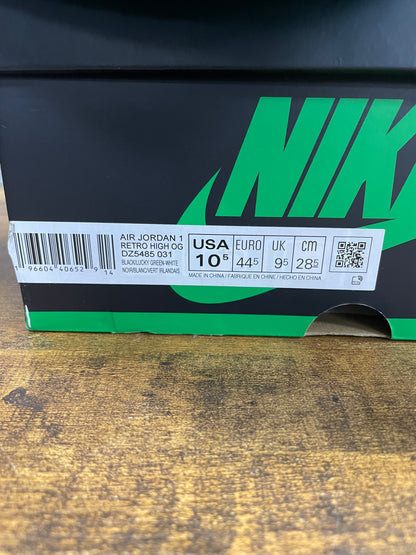 10.5-Jordan 1 Retro High OG Lucky Green