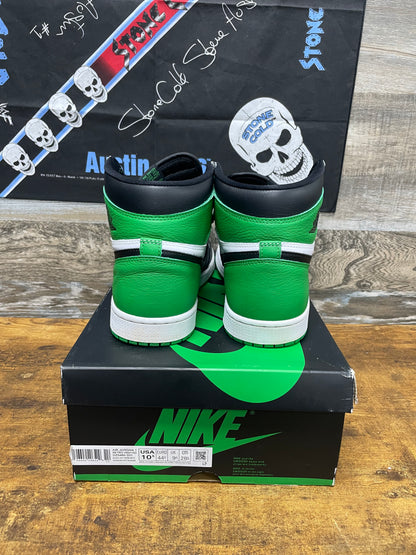10.5-Jordan 1 Retro High OG Lucky Green