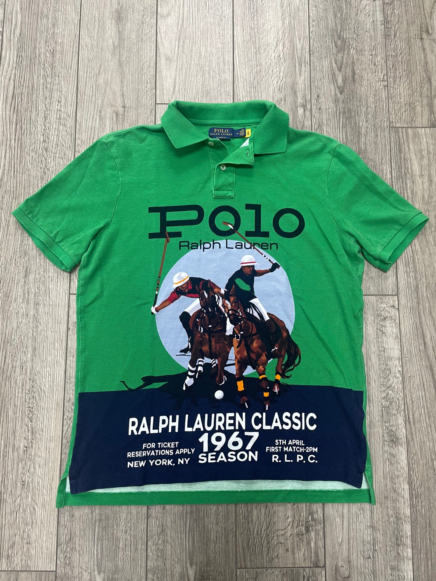 M-Polo Ralph Lauren Classic Equestrian Polo Shirt