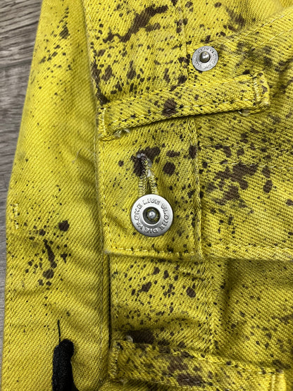 S-Vlone Stack Denim Paint Splatter