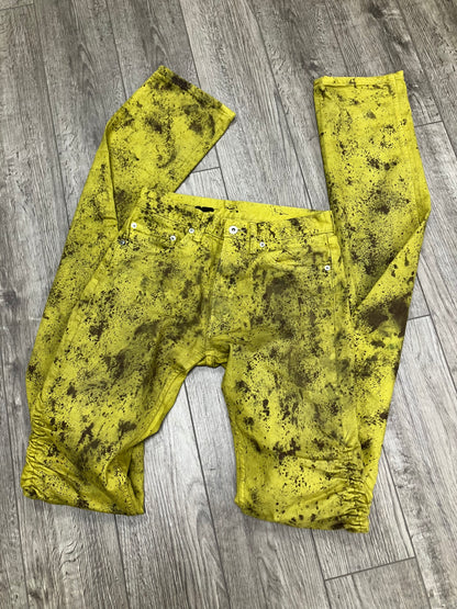 S-Vlone Stack Denim Paint Splatter